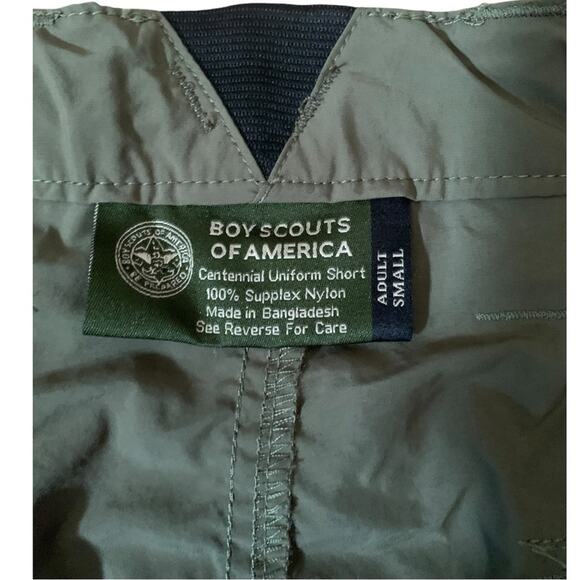 Boy Scouts of America adult small centennial uniform shorts nylon cargo BSA - Picture 2 of 11
